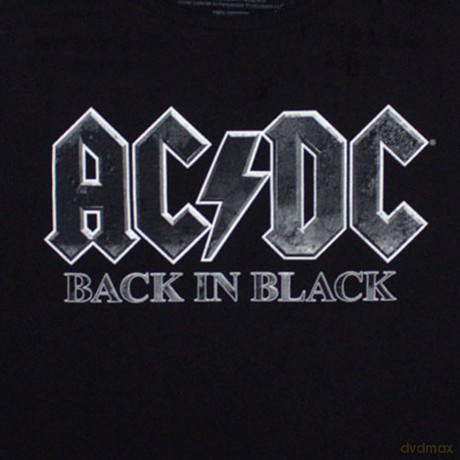 AC/DC: Ladies Vest T-Shirt: Back In Black (Black) (XX-Large)