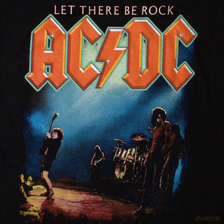 AC/DC: Ladies Vest T-Shirt: Let There Be Rock (Black) (Large)