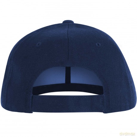 AC/DC: Men's Baseball Cap: Red Logo (Navy Blue)