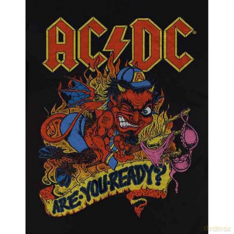 AC/DC: Men's Tee: Are You Ready (Large)