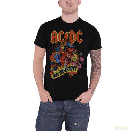 AC/DC: Men's Tee: Are You Ready (Small)