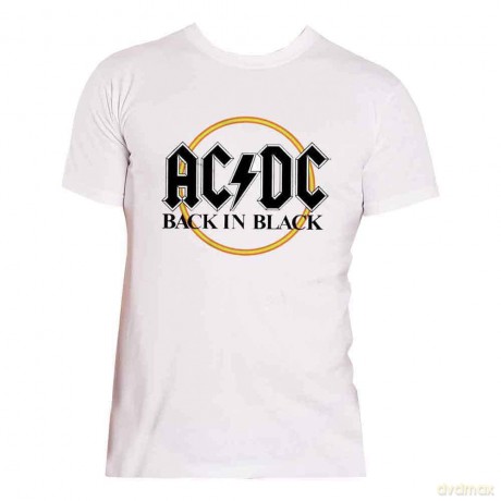 AC/DC: Men's Tee: Back in Black (XX-Large)