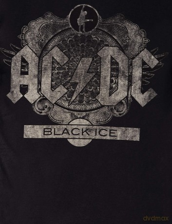 AC/DC: Men's Tee: Black Ice (X-Large)