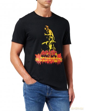 AC/DC: Men's Tee: Bonfire (Small)