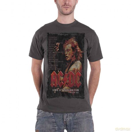 AC/DC: Men's Tee: Donington Set (Small)