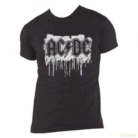 AC/DC: Men's Tee: Dripping With Excitement (Large)