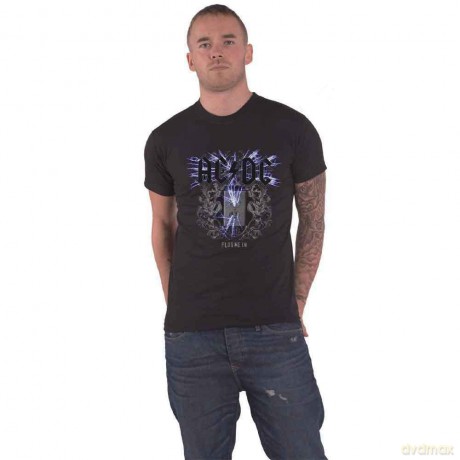 AC/DC: Men's Tee: Electric (Large)