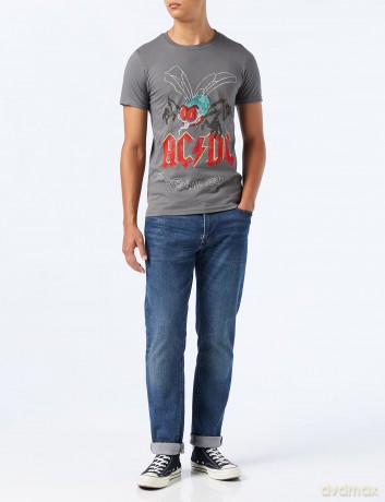 AC/DC: Men's Tee: Fly on the Wall (Small)