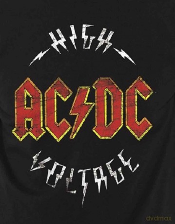 AC/DC: Men's Tee: High Voltage (Small)