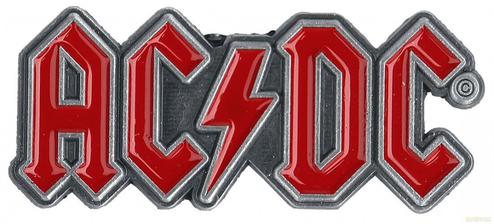 AC/DC: Pin Badge: Red Logo