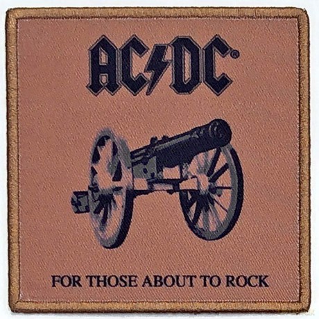 AC/DC: Standard Patch: For Those About To Rock We Salute You