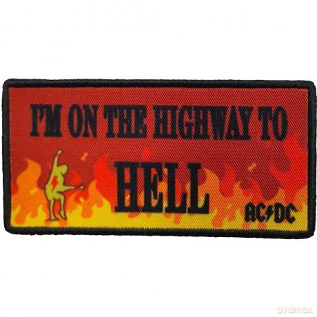 AC/DC: Standard Patch: Highway To Hell Flames