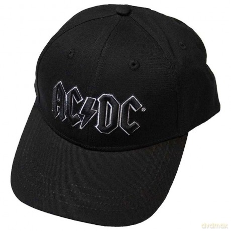 AC/DC: Unisex Baseball Cap: Black Logo (Black)