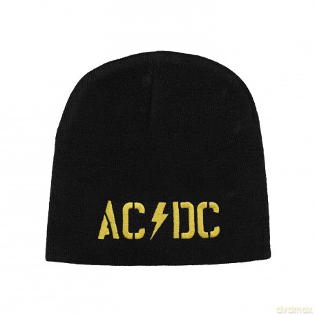 AC/DC: Unisex Beanie Hat: PWR-UP Band Logo (Black)