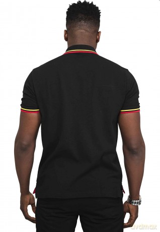 AC/DC: Unisex Polo Shirt: Classic Logo (Black) (Small)