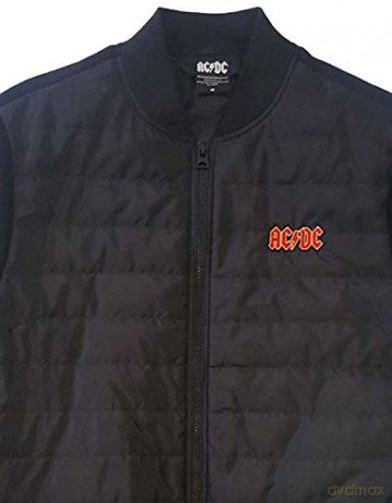 AC/DC: Unisex Quilted Jacket: Logo (Large)
