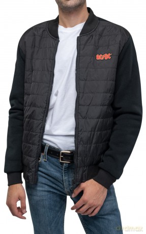 AC/DC: Unisex Quilted Jacket: Logo (Large)