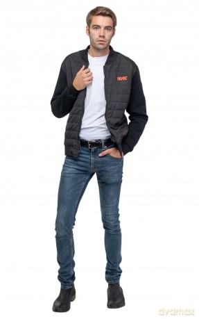 AC/DC: Unisex Quilted Jacket: Logo (X-Large)