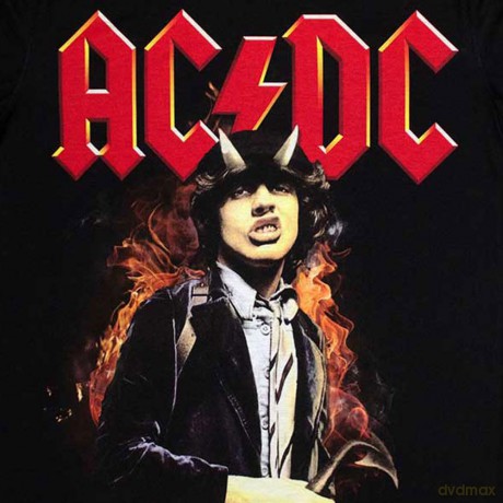 AC/DC: Unisex Sublimation T-Shirt: Angus Highway To Hell (Black) (Medium)