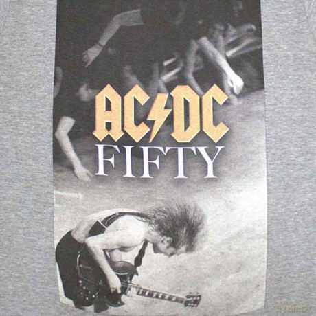 AC/DC: Unisex T-Shirt: Angus Stage (Grey) (XX-Large)