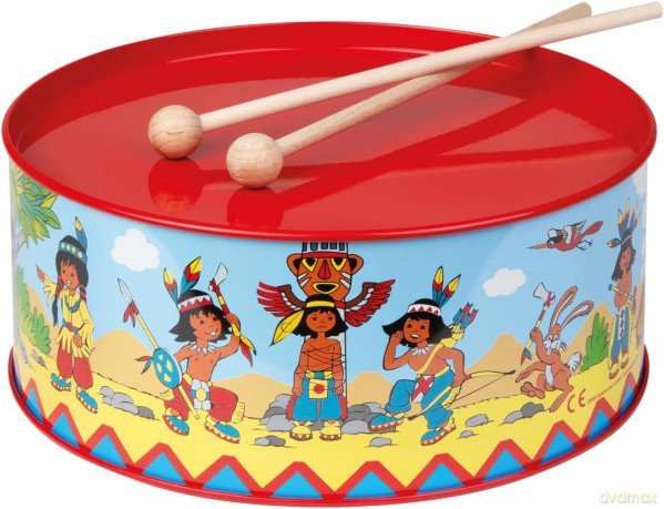 LENA Bębenek z Indianami [ZABAWKA]