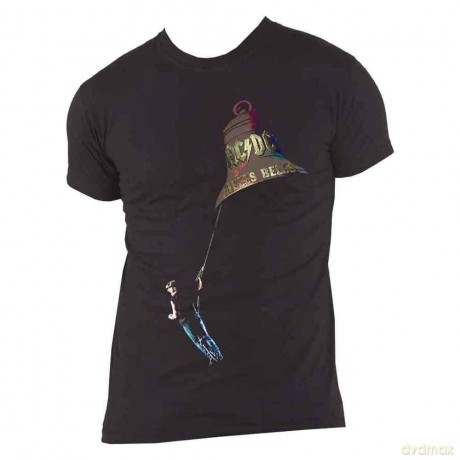 AC/DC: Unisex T-Shirt: Bell Swing (Black) (Medium)