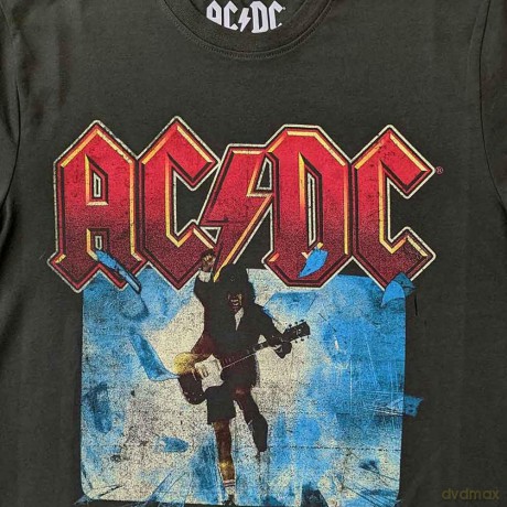 AC/DC: Unisex T-Shirt: Blow Up Your Video (Green) (Small)