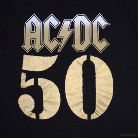 AC/DC: Unisex T-Shirt: Bolt Array (Black) (Back Print) (Medium)
