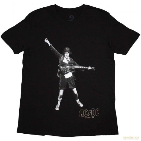 AC/DC: Unisex T-Shirt: Emblems (Black) (Back Print) (X-Large)