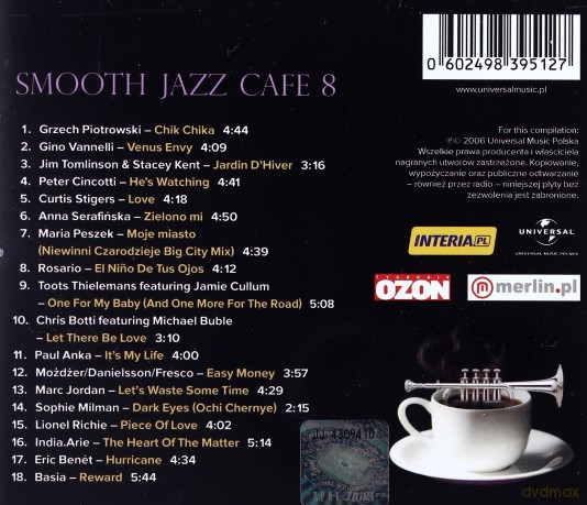 Smooth Jazz Cafe vol. 8 - Marek Niedźwiedzki Zaprasza [CD]
