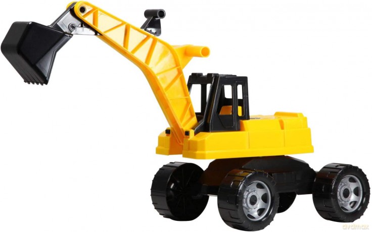 LENA Koparka 70 cm blackyellow [ZABAWKA]