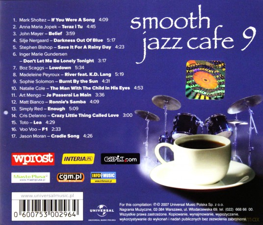 Smooth Jazz Cafe vol. 9 - Marek Niedźwiedzki Zaprasza [CD]