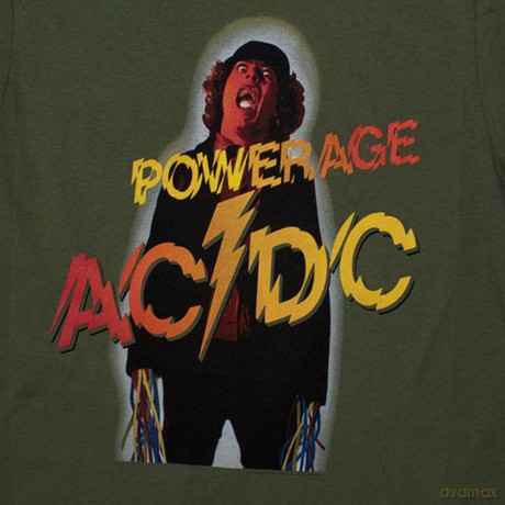 AC/DC: Unisex T-Shirt: Powerage (Khaki Green) (Medium)