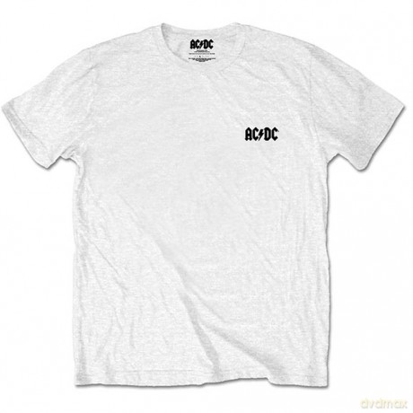 AC/DC: Unisex Tee: About To Rock (Back Print/Retail Pack) (Small)