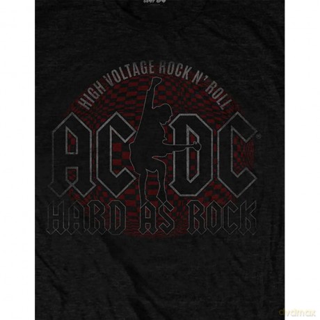AC/DC: Unisex Tee: Hard As Rock (Small)