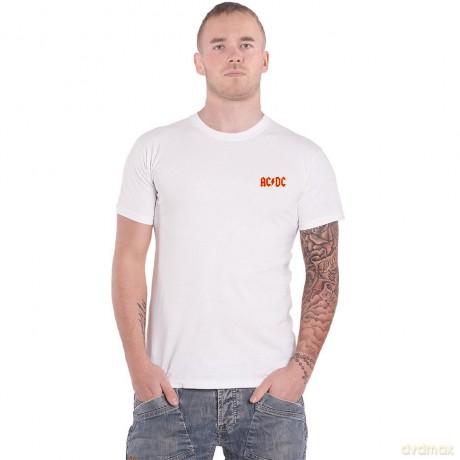 AC/DC: Unisex Tee: Logo (Back Print/Retail Pack) (Large)
