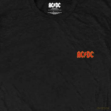 AC/DC: Unisex Tee: Logo (Back Print/Retail Pack) (Small)