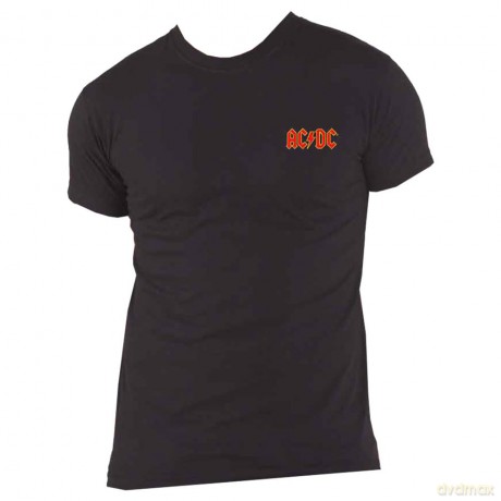AC/DC: Unisex Tee: Logo (Back Print/Retail Pack) (X-Large)
