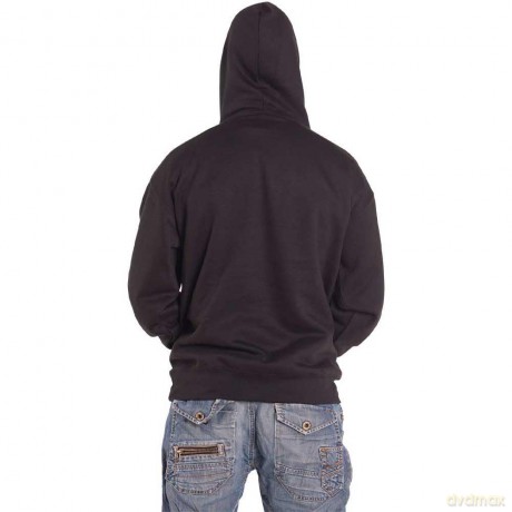Aaliyah: Unisex Pullover Hoodie: Foliage (Navy Blue) (Small)