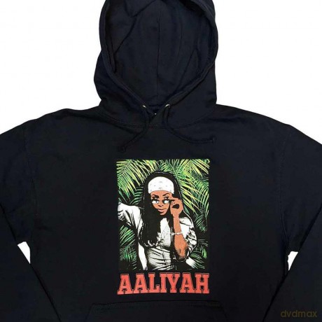 Aaliyah: Unisex Pullover Hoodie: Foliage (Navy Blue) (Small)