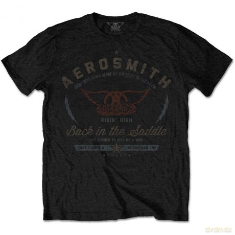 Aerosmith: Men's Tee: Back in the Saddle (Large)