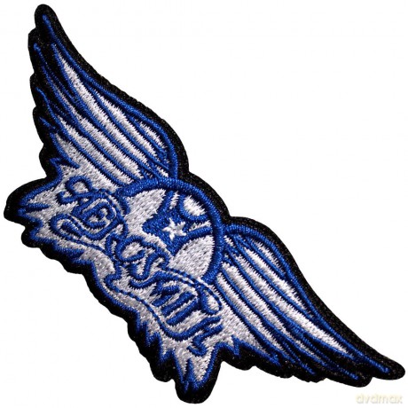 Aerosmith: Standard Patch: Wings Blue (Blue)