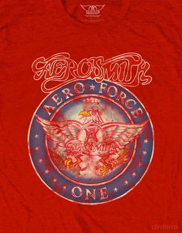 Aerosmith: Unisex T-Shirt: Aero Force (Red) (Large)