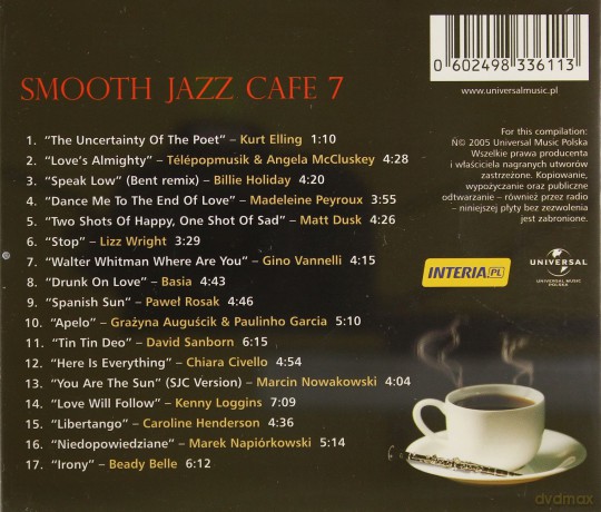 Smooth Jazz Cafe vol. 7 - Marek Niedźwiedzki Zaprasza [CD]