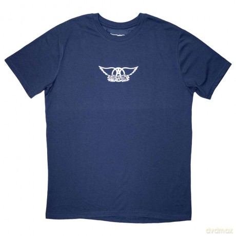 Aerosmith: Unisex T-Shirt: Mini Wings Logo (Denim Blue) (XX-Large)