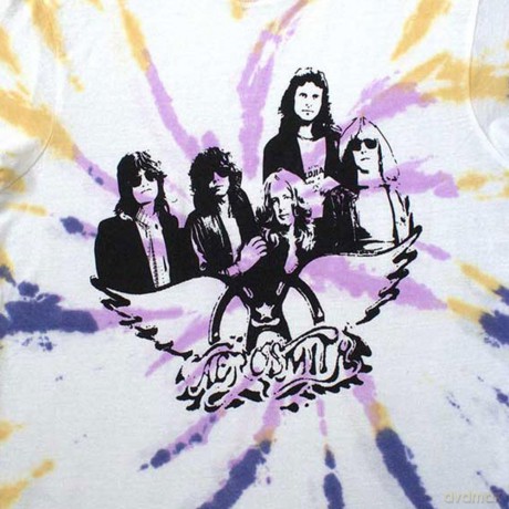 Aerosmith: Unisex T-Shirt: Photo Wings (Natural) (Wash Collection) (Small)
