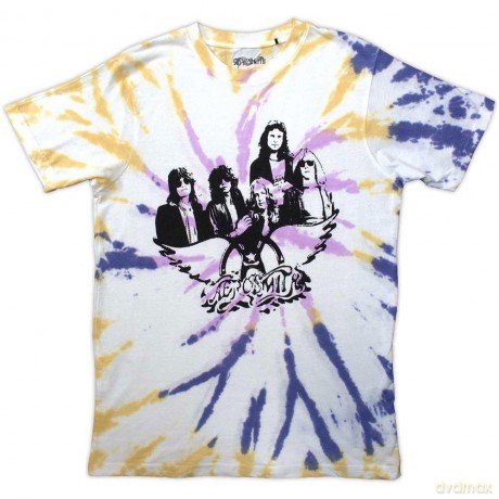 Aerosmith: Unisex T-Shirt: Photo Wings (Natural) (Wash Collection) (X-Large)
