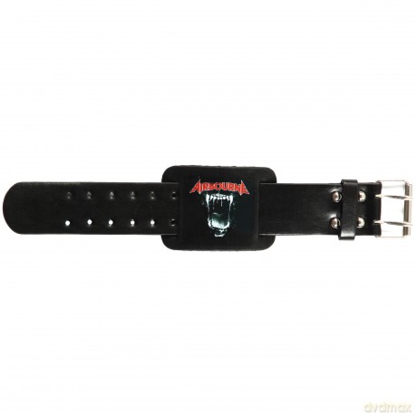 Airbourne: Leather Wrist Strap: Black Dog Barking