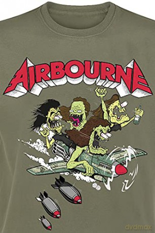 Airbourne: Unisex T-Shirt: Nitro (Grey) (Medium)