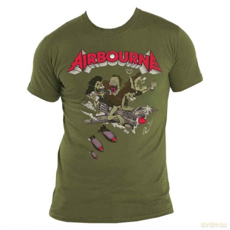 Airbourne: Unisex T-Shirt: Nitro (Grey) (XX-Large)